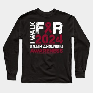 Brain Aneurism Awareness Walk 2024 Long Sleeve T-Shirt